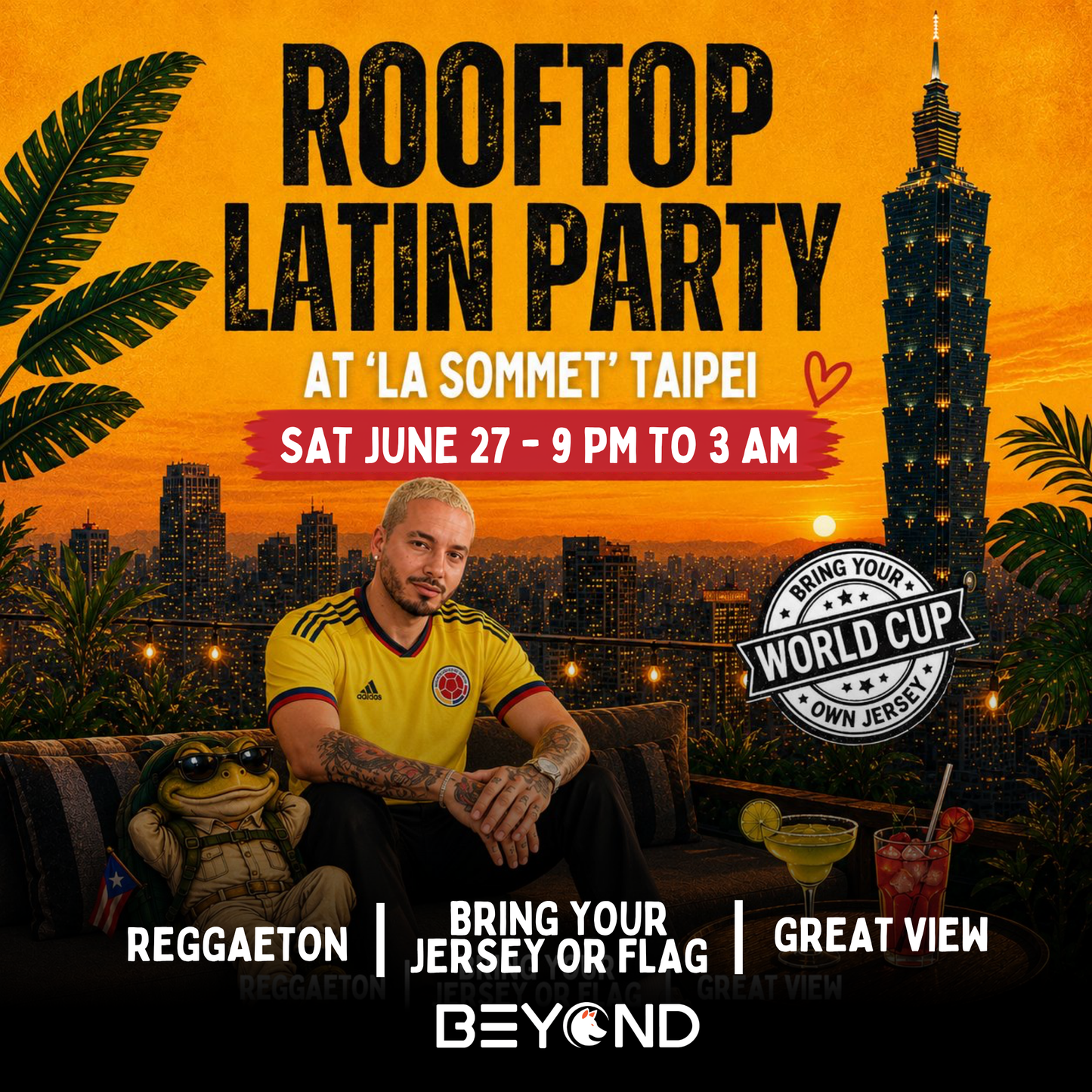 LATIN PARTY • JUNE 27 • LA SOMMET • TAIPEI