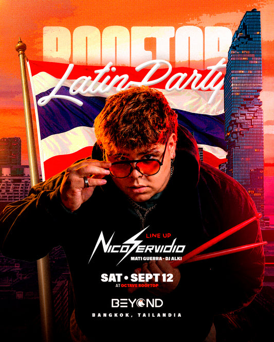 NICO SERVIDIO • SEPTEMBER 12 • OCTAVE ROOFTOP • BANGKOK