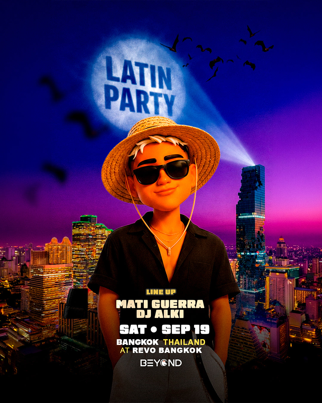 LATIN PARTY • SEPTEMBER 19 • BANGKOK • REVO